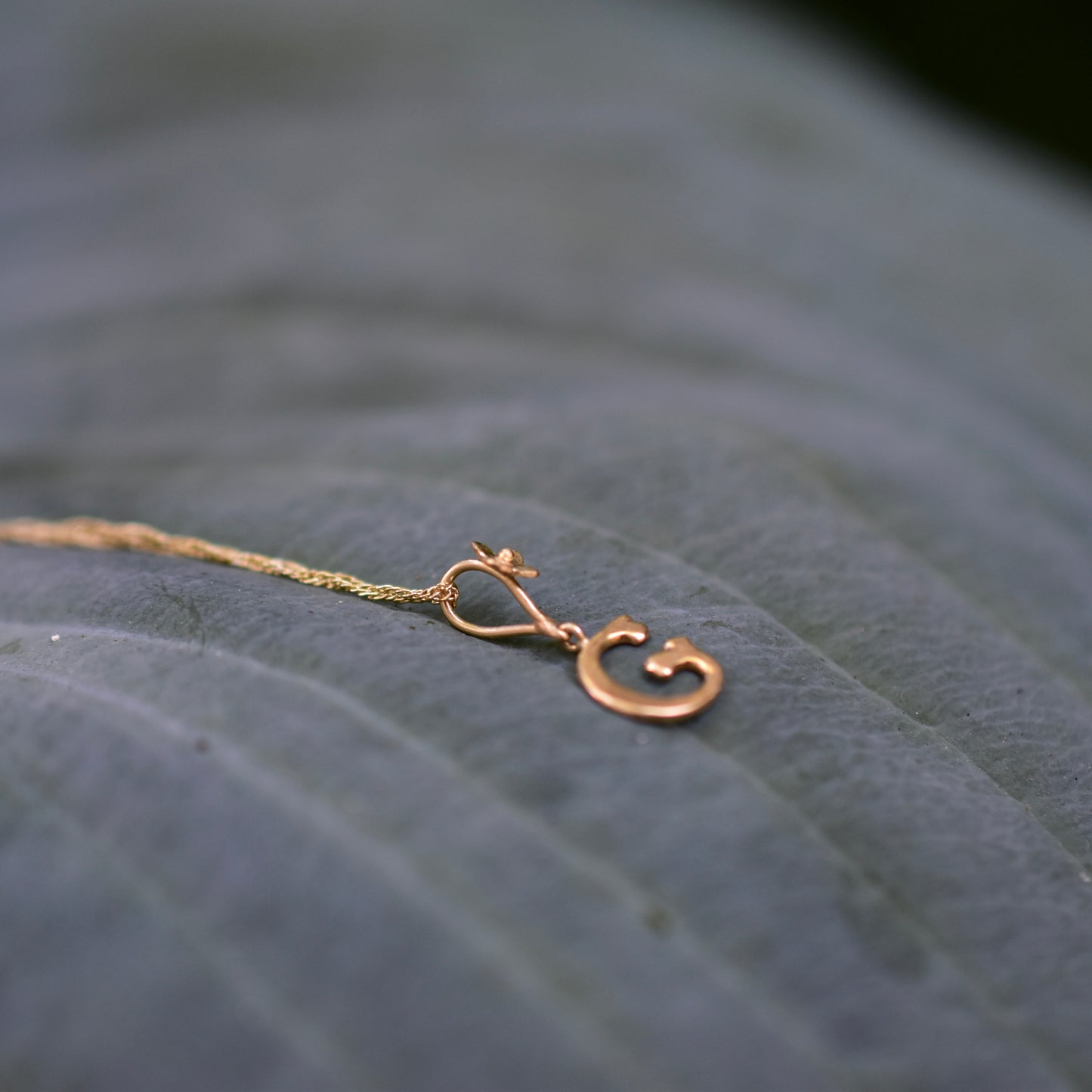 Gold Letter Pendant