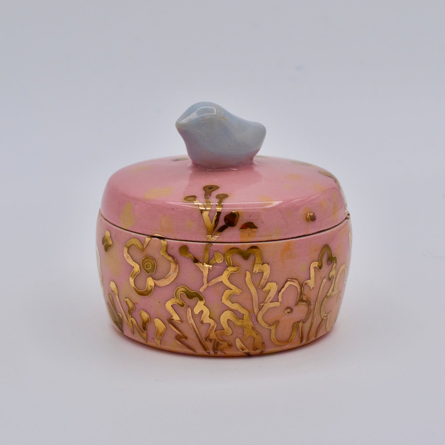 Gold Birdie Jewelry Box