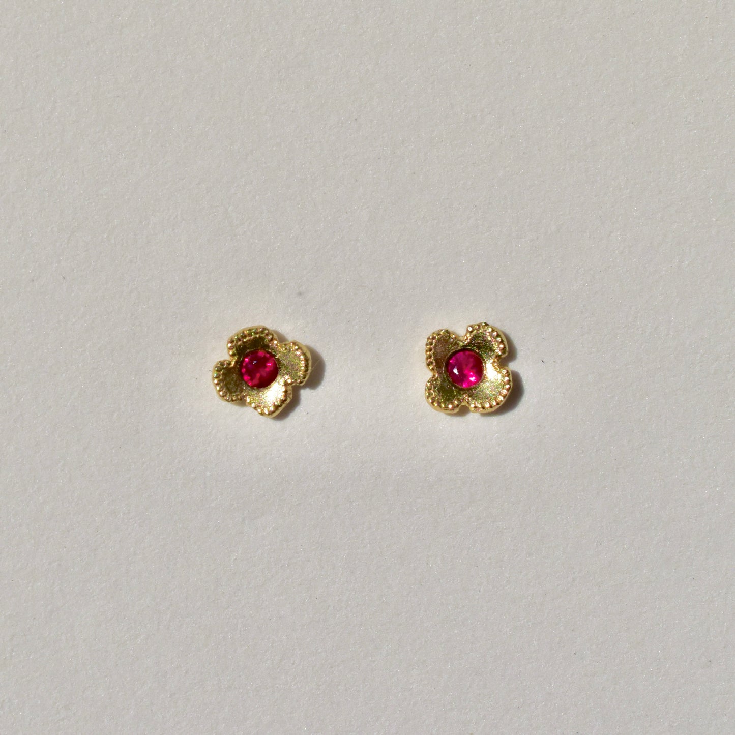 Ruby Stud Earrings