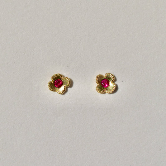 Ruby Stud Earrings