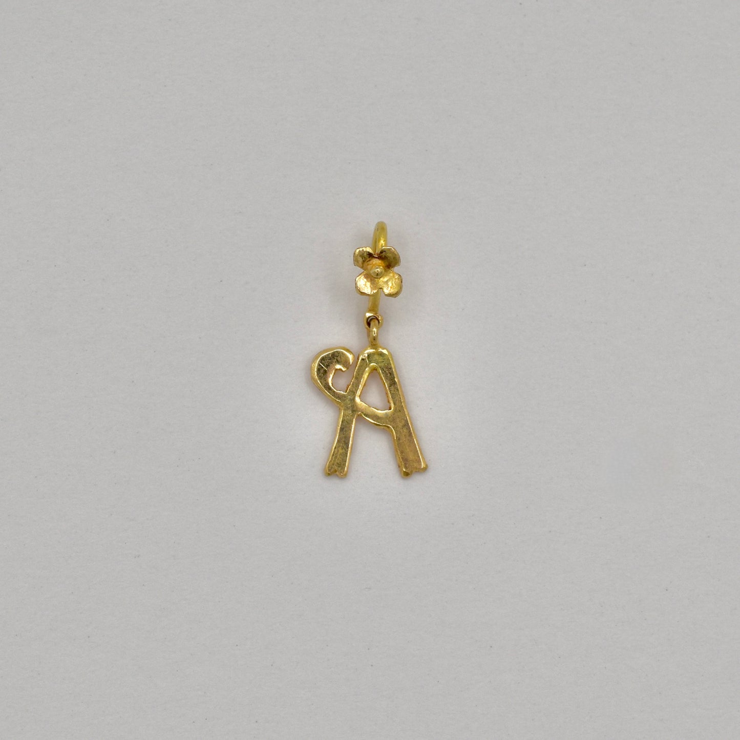 Gold Letter Pendant