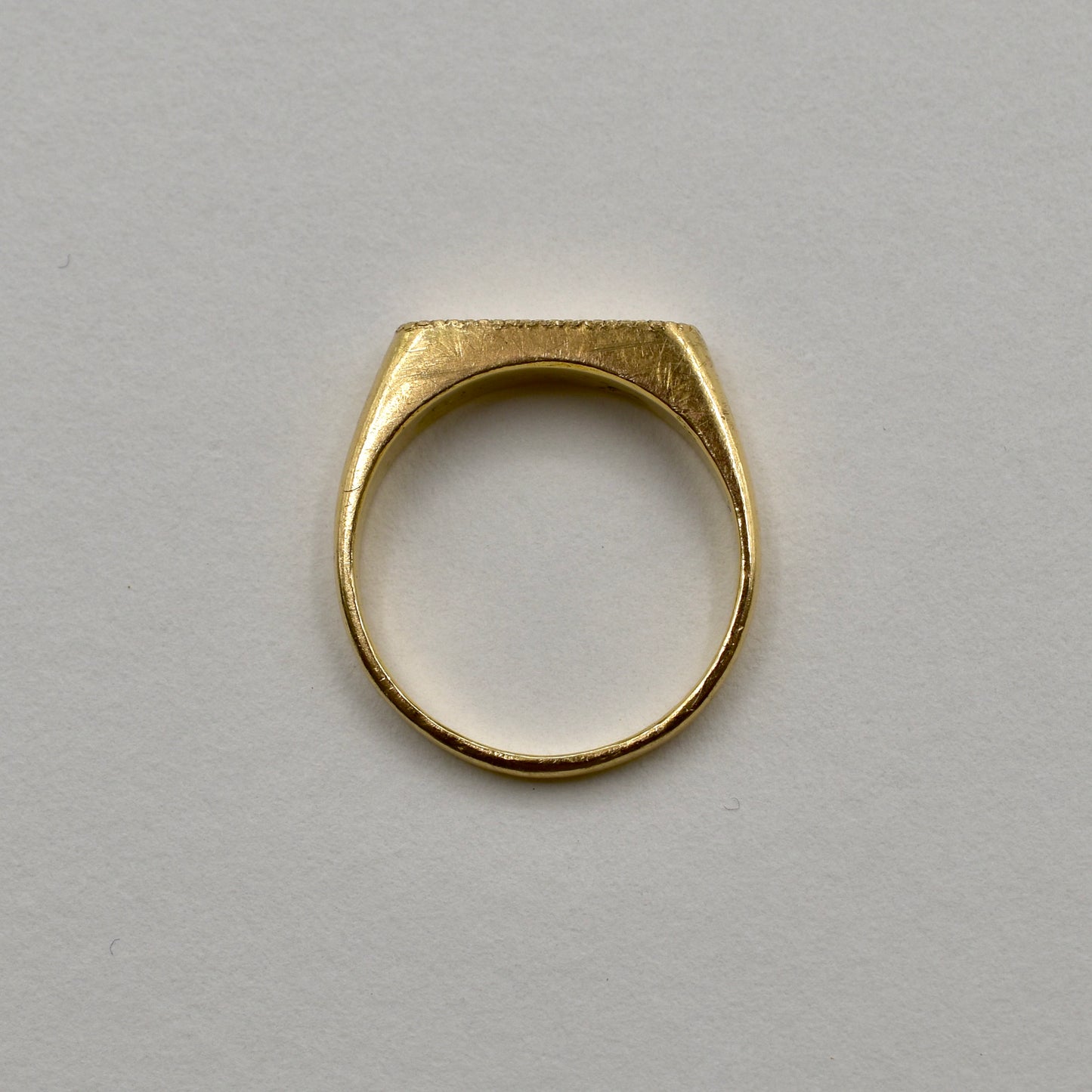 Hand Engraved Signet Ring