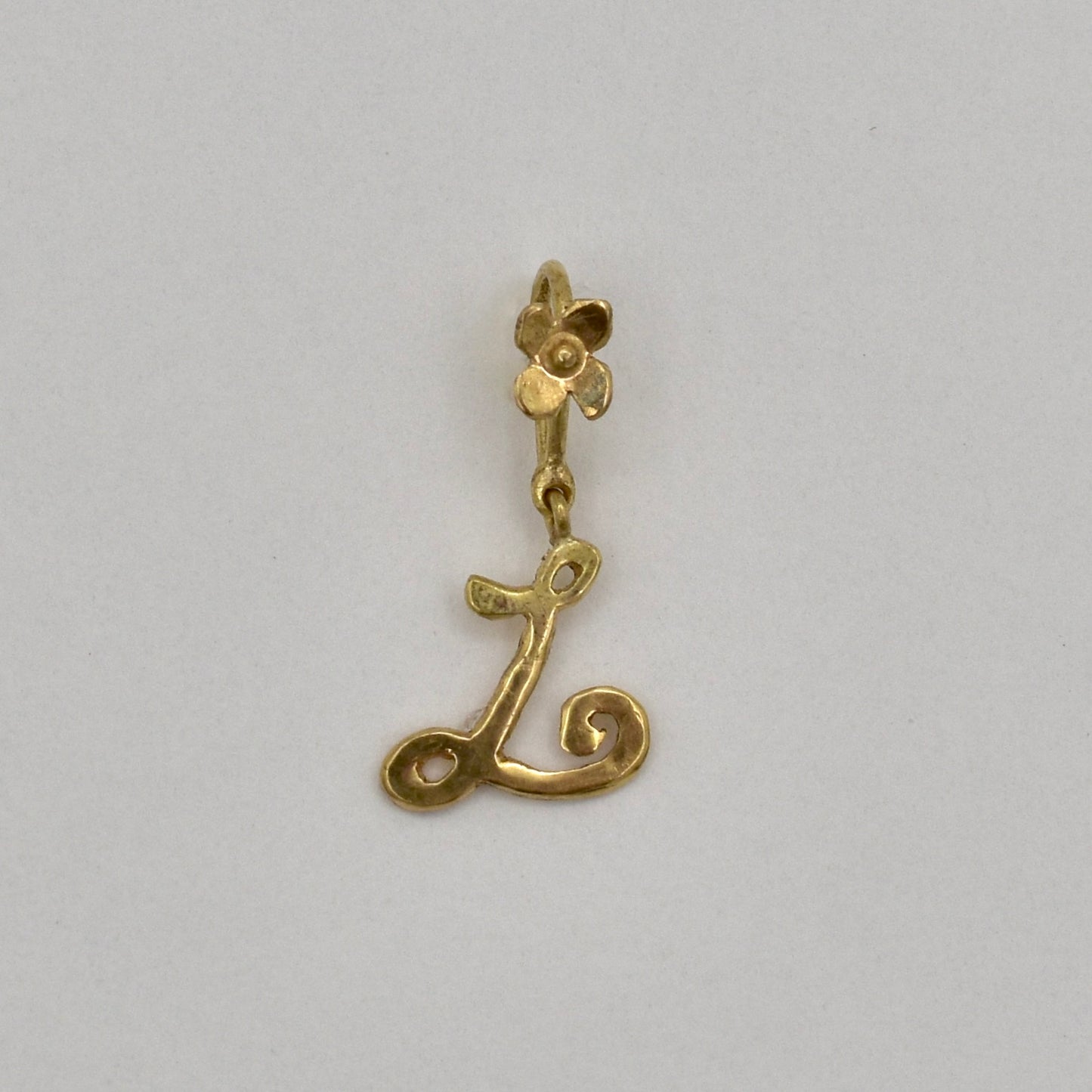 Gold Letter Pendant