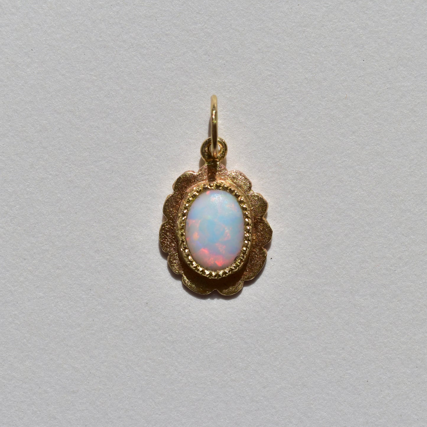 White Opal Pendant