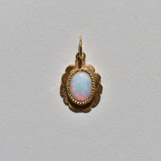White Opal Pendant